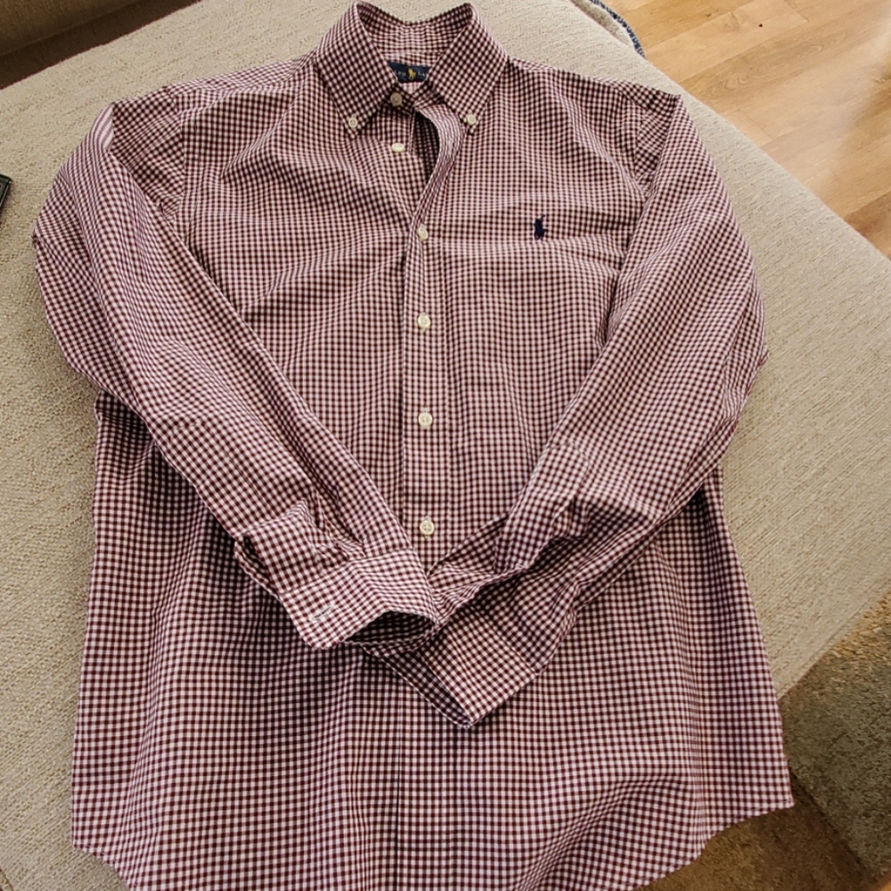 Ralph Lauren Long Sleeve Dress Shirt Size Medium